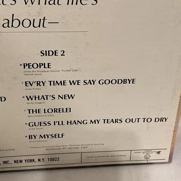 Jack Jones Where Love Has Gone (Vinyl, 1964) Kapp Records KS-3396 VG+ LP Record - Picture 5 of 10